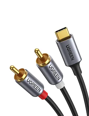 Kaufen UGREEN USB C Auf Cinch Audio Kabel Type C Auf 2RCA Stereo Adapterkabel Kompatibe • 18.99€