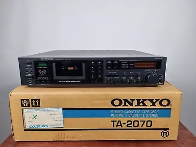Kaufen Onkyo TA-2070 Cassettendeck Tapedeck * OVP & BDA * Neuer Riemen * Made In Japan • 799€