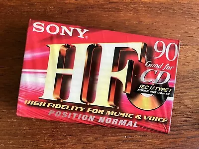 Kaufen Sony HF 90 Audiokassette Leerkassette Tape MC NEU – OVP Ungeöffnet SEALED • 2€