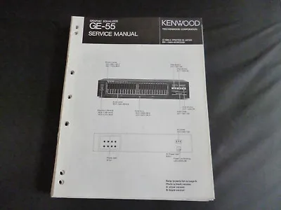 Kaufen Original Service Manual Kenwood GE-55 • 10.90€