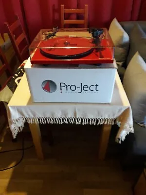 Kaufen Pro-Ject Plattenspieler Essential 3+D/A Wandler+Ortophon 2M Red, Abs.neuw., 179€ • 179€