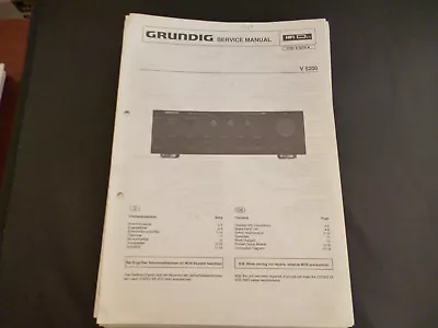 Kaufen Original Service Manual Grundig  V 5200 • 10.90€
