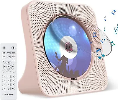 Kaufen 2023 CD-Player Tragbar Mit Bluetooth 5.0 HiFi-Sound-Lautsprecher Musik Player • 53.99€