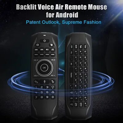 Kaufen # 2.4G Voice Remote Control 200mAh Air Mouse IR Wireless Keyboard For PC Project • 19.50€
