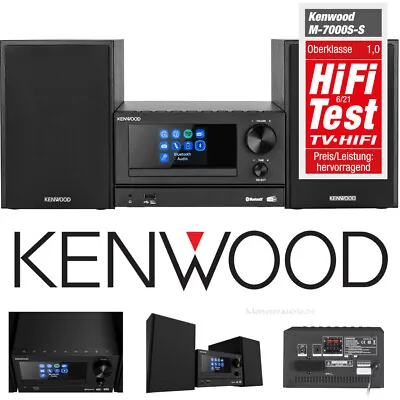 Kaufen Kenwood Stereoanlage WiFi Internetradio DAB+ FM UKW Blueooth USB CD M-7000S-B • 226.79€