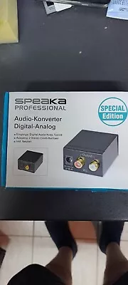 Kaufen SpeaKa Professional Audio-Konverter Digital Analog Audio-Konverter Audiozubehör. • 10€
