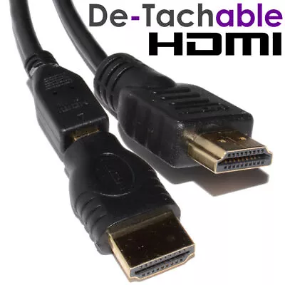 Kaufen Abnehmbare HDMI Kabel Für Wand Installationen & Vor Geborte Löcher 0.5m/1m/2m • 7.37€