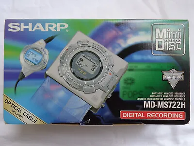 Kaufen MiniDisc Recorder MD Player SHARP MD-MS722H Portable Player • 80€