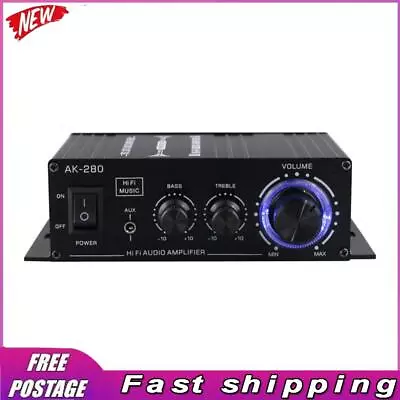 Kaufen AK-280 Digital Amplifiers 40W+40W Mini Audio Amplifier Dual Channel Music Player • 20.58€