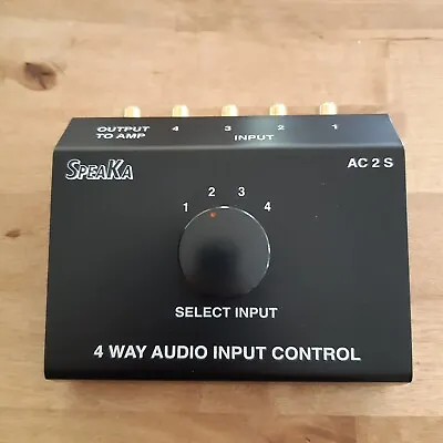 Kaufen Audio Video Umschalter SpeaKa AVC 2s, 4 Way Input • 21€