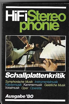 Kaufen Hifi Stereophonie Schallplattenkritik 1980 • 14€