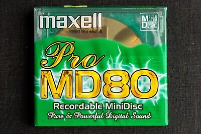 Kaufen Maxell Mini Disc Recordable Pro MD80 Neu Und Originalverpackt • 9.99€