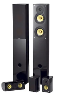 Kaufen HiFi Lautsprecher Heimkino 5.0 Set | Gloss Black | Classic One Pro | AUSVERKAUF • 100€
