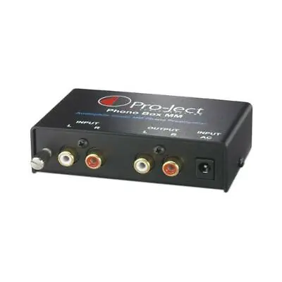 Kaufen Pro-Ject Phono Box MM Phono-Vorverstärker HiFi Phono Preamplifier Schwarz Black • 67.99€