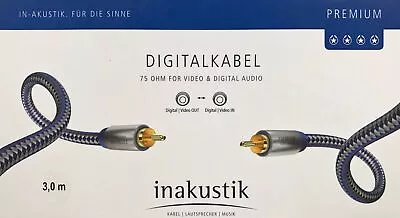 Kaufen Inakustik Premium Video- / Digitalkabel 3,0 M Vergoldet, UVP 39,49 € • 21.99€