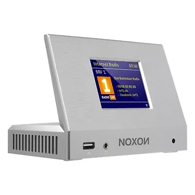 Kaufen NOXON A120+ Audioadapter / HiFi-Tuner Silber / SpotifyConnect / 3.2 ZollDisplay • 209€