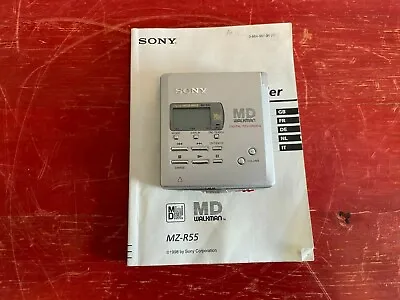 Kaufen SONY MZ-R55 Portable Minidisc Recorder Enregistreur De Minidisques Portable. • 49€