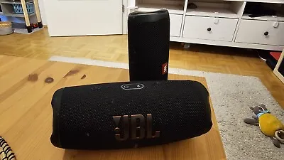 Kaufen JBL Charge 5 Und JBL Flip 5 Bluetooth Lautsprecher - Schwarz • 190€