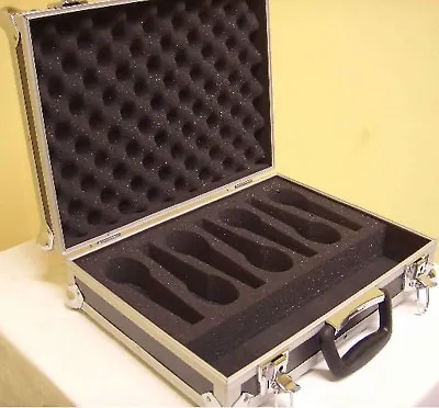 Kaufen ROADINGER Mikrofon Case Für 7 Mikrofone 40x31x13 Cm, Mikro Koffer Box Kiste NEU • 51.99€