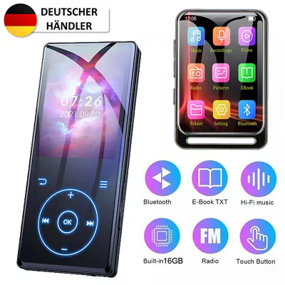 Kaufen Bluetooth MP3 MP4 Player LCD Display HiFi Bass Musik Spieler FM Radio Audio DHL • 30.24€