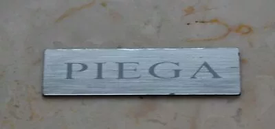 Kaufen PIEGA Lautsprecher Logo 47/11mm ~ Original Emblem Aluminium Badge  • 14.95€