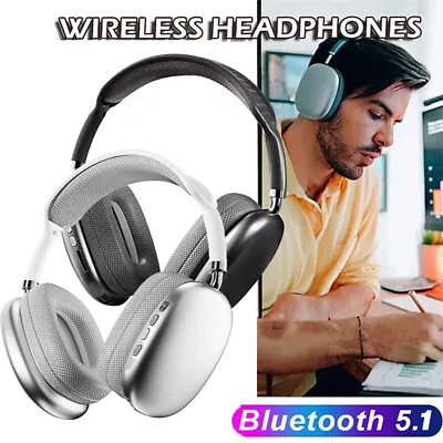 Kaufen Bluetooth Kopfhörer Over Ear Kabellos Headphone HiFi Stereo Wireless Headset • 15.45€