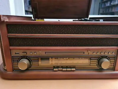 Kaufen Vintage Musikanlage Mit Plattenspieler Soundmaster Modell NR-513A Aus Holz • 20€
