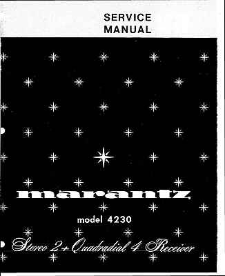 Kaufen Service Manual-Anleitung Für Marantz 4230  • 13€