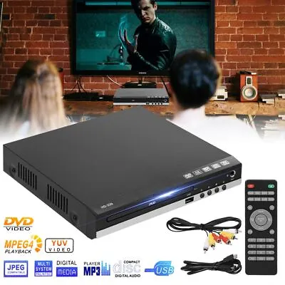 Kaufen Für TV Player VCD CD DVD Spieler Mit HDMI USB AV Anschluss Mit Fernbedienung Neu • 40.88€