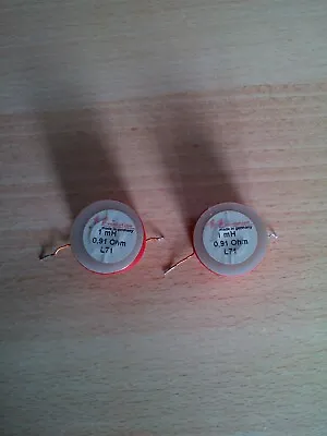 Kaufen 2 Stück Mundorf Luftspule 1,00 MH 0,91 Ohm Frequenzweiche Bauteile Lautsprecher  • 11€