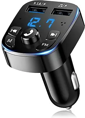 Kaufen KFZ Bluetooth FM Transmitter Car Auto USB Charger Freisprechanlage MP3 Player • 6.99€