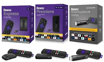 Kaufen Roku HD TV Streaming Media Player Stick Express/Premiere 4K HDR/Stick + HDMI  • 53.64€