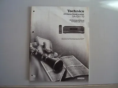 Kaufen Technics SA-GX 170  Anleitung • 10€