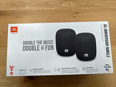 Kaufen JBL Link Music Bundle 2x Schwarz Musikbox Audio Sound Bluetooth - NEU & OVP • 100€