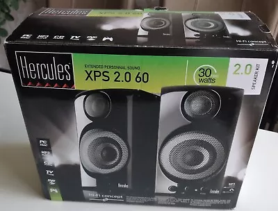 Kaufen HERCULES XPS 2.0 60 DJ Monitor Speakers Lautsprecher Mit Zubehör Top • 50€