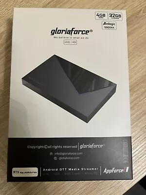 Kaufen Gloriaforce RTX Quattro 4K UHD AndroidTV 11 IP-Receiver HDR10+, Dual-WiFi, LAN • 130€