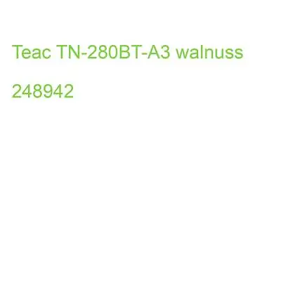 Kaufen Teac TN-280BT-A3 Walnuss 248942 (4907034223527) • 386.97€