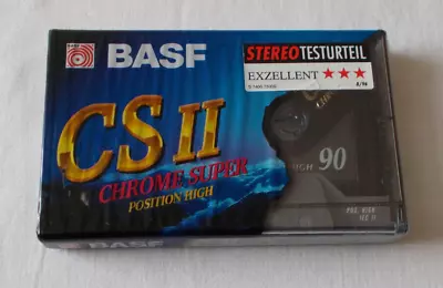 Kaufen Audio MC Leerkassette - BASF CS II Chrome Super • 9.99€