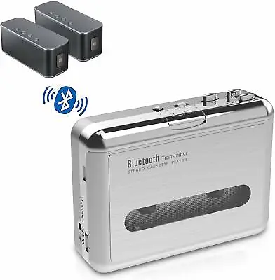 Kaufen Kassettenrecorder, Portable Bluetooth Tape Kassettenspieler-Kassette Kopfhörern • 34.99€