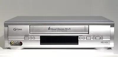 Kaufen Silber Funai 6 Head Hi-Fi VHS Videorecorder Mit/ohne HDMI /SP-LP+1 Jahr Garantie • 119€
