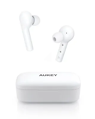 Kaufen AUKEY EP-T21S Move - Kompakte Kabellose Ohrhörer 3D Surround Sound, Touch Weiß • 17.90€