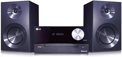 Kaufen LG CM2460 Mini-HiFi-System Mit Lautsprechern (CD, 100 W, USB) - Schwarz  GUT  • 99€