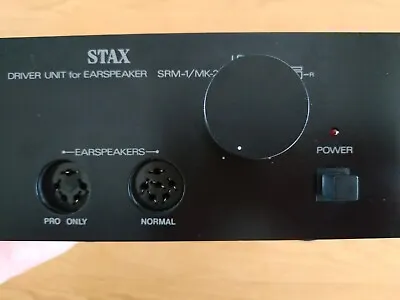 Kaufen STAX SRM-1 MK-2 PRO VERSTÄRKER Mit STAX SR-LAMBDA PROFESSIONAL KOPFHÖRER • 600€