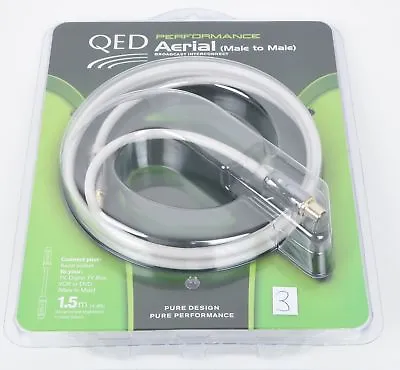 Kaufen QED Performance Aerial Antennen-Kabel M/M 1,5 M EAN 5453 UVP War 40,00 € • 19.50€