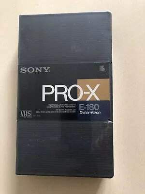 Kaufen VHS Leer Kassette SONY E-180/Pro-XA In Buchhüllen Original Eingeschweisst Neu • 12€
