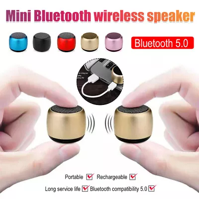 Kaufen Tragbarer Super Mini Bluetooth 5.0 Wireless Lautsprecher Ultra Bass Stereo Lautsprecher NEU • 9.12€