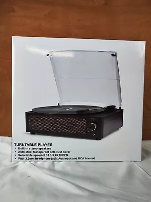 Kaufen Plattenspieler Mit Lautsprecher Vinyl Riemenantrieb Kabellose Verbindung Gelb • 51.90€