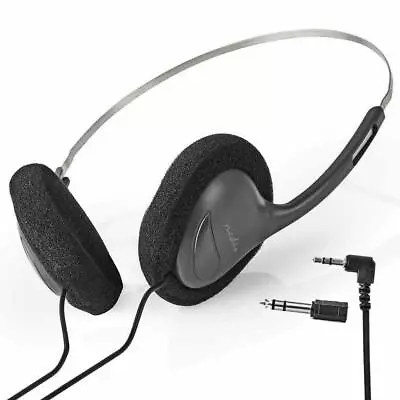 Kaufen Kopfhörer 3,5mm 6,35mm Klinke Kopfbügel On-Ear Mit Kabel Kabelgebunden TV Radio • 15.99€