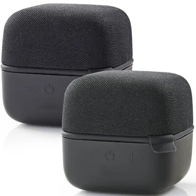 Kaufen 2x 15W Bluetooth Lautsprecher Kit SCHWARZ True Wireless Stereo Tragbar Wiederaufladbar • 63.55€
