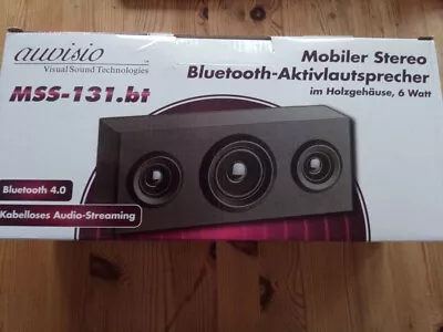 Kaufen Auvisio 2.1-Regal-Holzlautsprecher Mit Bluetooth, Subwoofer & Akku, 12 Watt • 9.90€